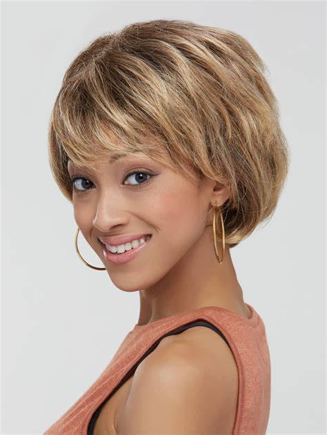39 Off Mixed Color Synthetic Fluffy Wave Short Layered Cut Wig Rosegal
