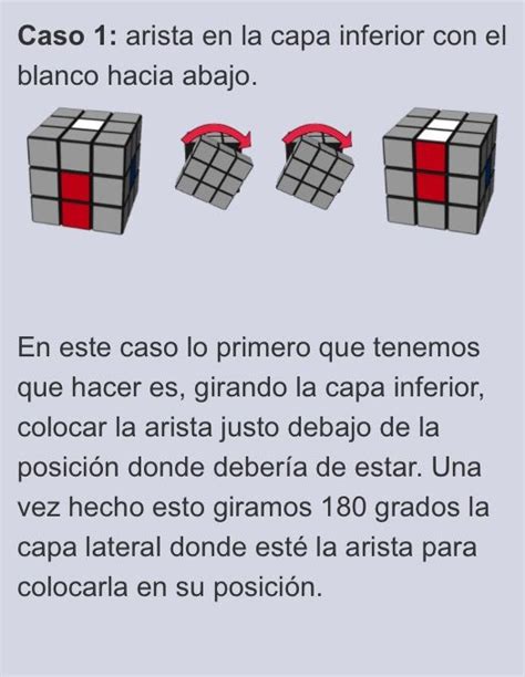 Paso 1 Cubo Rubik Grado Posiciones