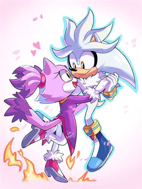 Silver And Blaze Sonic The Hedgehog Wallpaper 44425424 Fanpop