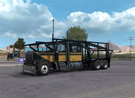 Ats Kenworth W900a Carhauler Trialer 135x American Truck