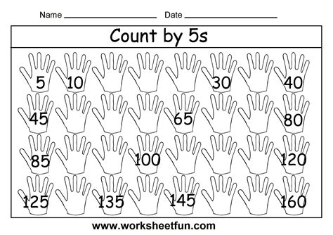 Counting By 5s Worksheet