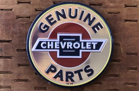 Chevrolet Genuine Parts Magnet Chevrolet Chevrolet Parts Chevy