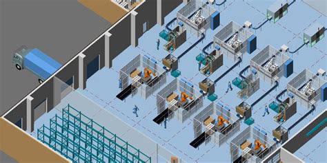 Integrated D D Building And Layout Design Factory Layout M Plant