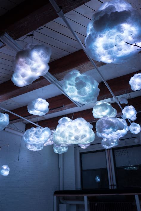 6 paper lanterns (but you can tie the hanging ends of your line to the tops of your lanterns to hang your diy clouds one by one. Interactive Cloud in 2020 | Cloud lights, Interior led lights, Birthday party decorations diy