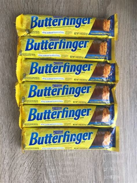 Lot Of 6 Butterfinger Bars Original Recipe 19 Oz Each 519 Ebay