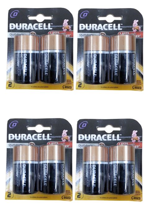 Duracell D Size Battery Mn1300 15v Lr20 Pack Of Four Batteries Prices