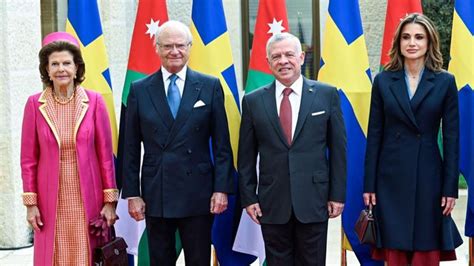 Carl Gustaf En Silvia Op Bezoek Bij Abdullah En Rania Blauw Bloed