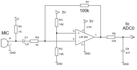 2 Skema Rangkaian Pre Amp Mic Toa Echo Gambar Skema Rangkaian