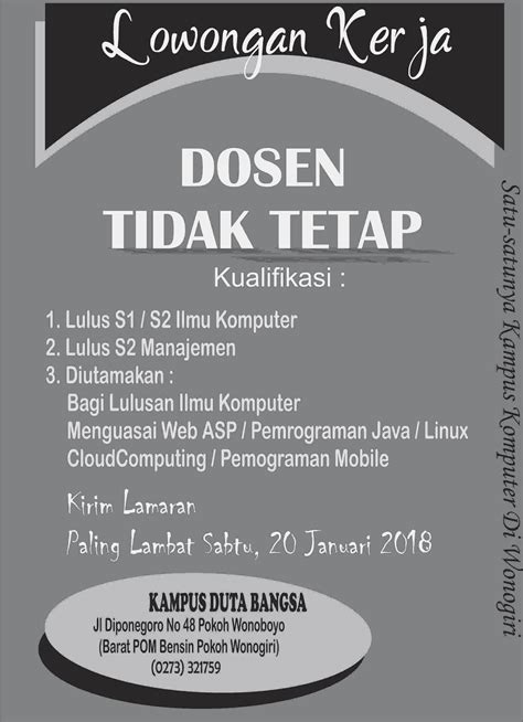 Supermarket legend yang telah lama berdiri di cimahi ini. Lowongan Kerja Npc Wonogiri | Github Loker