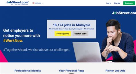 Get job alerts, apply online, get head hunted and other free job searching tools Jobstreet Malaysia, Jobstreet Login, Jobstreet Jobs on ...