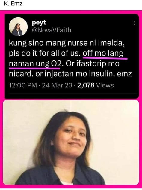 jc punongbarangay on twitter faith nester valentin poltic na registed nurse so ayun
