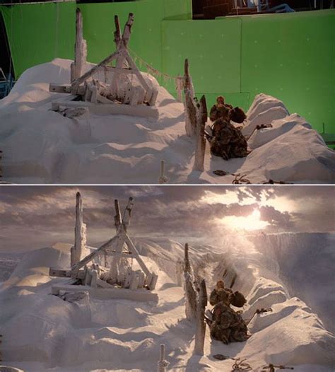 46 Famous Movie Scenes Before And After Special Effects Visual