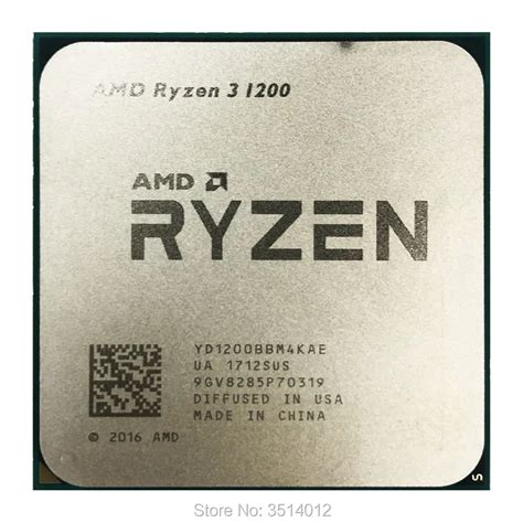 Amd Ryzen 3 1200 R3 1200 31 Ghz Quad Core Quad Thread Cpu Processor