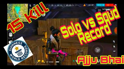 If you want to play with me or want free dj alok follow me on the booyah. Solo vs Squad ajju Bhai gameplay//15 kills Free fire//Free ...