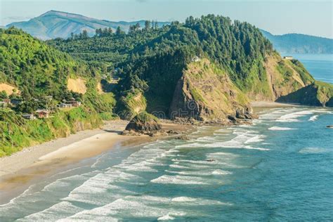 Scenic View Of The Oregon Coast Tillamook County Stock Photo Image