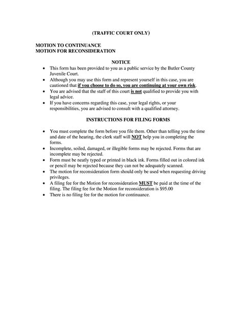 Motion For Continuance Georgia Fill Online Printable Fillable