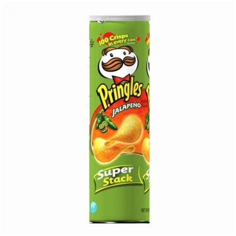Pringles Potato Crisps Super Stack Jalapeno 638 Ounce