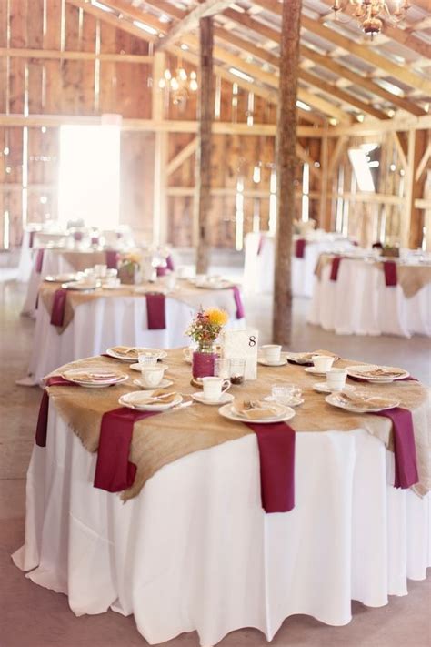 Burgundy Masala Gold Tablescape Wedding Barn Wedding Tablescape