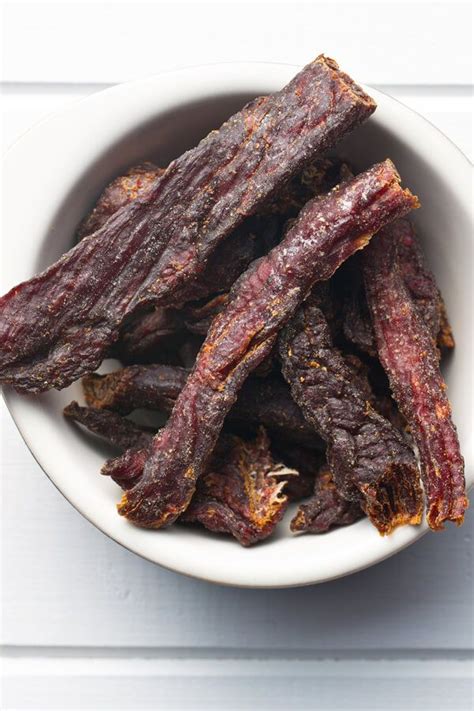 A recipe for ground venison jerky. Smoked Beef Jerky Recipe | CDKitchen.com in 2020 | Jerky ...