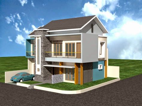 13 Koleksi Desain Rumah 2 Lantai Pojok – Inspirasi Ide dan Desain Rumah