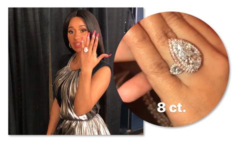Cardi B Engaged Ring 8 Carat Diamond Top 10 Moments Empire Bbk