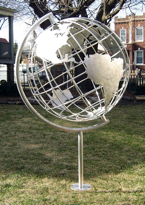 Outdoor World Globes World Globe Sculptures