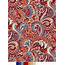 RTC Fabrics 100% Cotton 44 Wide Laurens Floral Paisley Red Print 