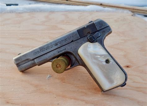 Review 1903 Colt Pocket Hammerless 32 Handgun Skyaboveus