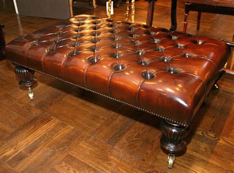 I purchase it at a woodcraft store. Leather Tufted Ottoman Coffee Table | Coffee Table Design ...
