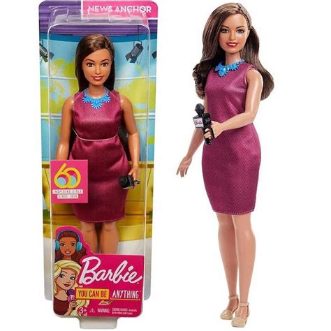 Lalka Barbie 60 Urodziny Kariera Prezenterka Gfx27 9745572565 Allegropl
