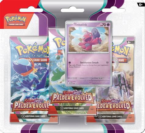 Pokemon Trading Card Game Scarlet And Violet Sv2 Paldea Evolved 3 Pack