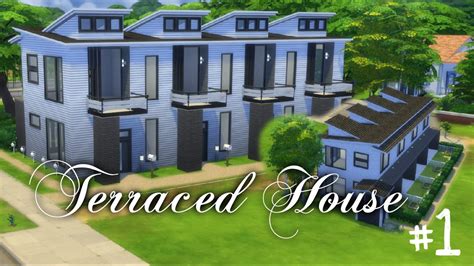 The Sims 4 Speed Build Terraced House 1 Youtube