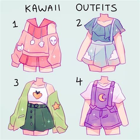 Cute Anime Outfits For Girls To Draw