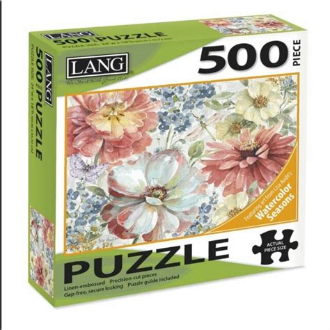 Lang 500 Piece Jigsaw Puzzle Spring Meadow By Lisa Audit Ebay