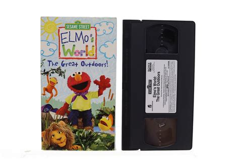 Elmos World The Great Outdoors Vhs Tape Etsy