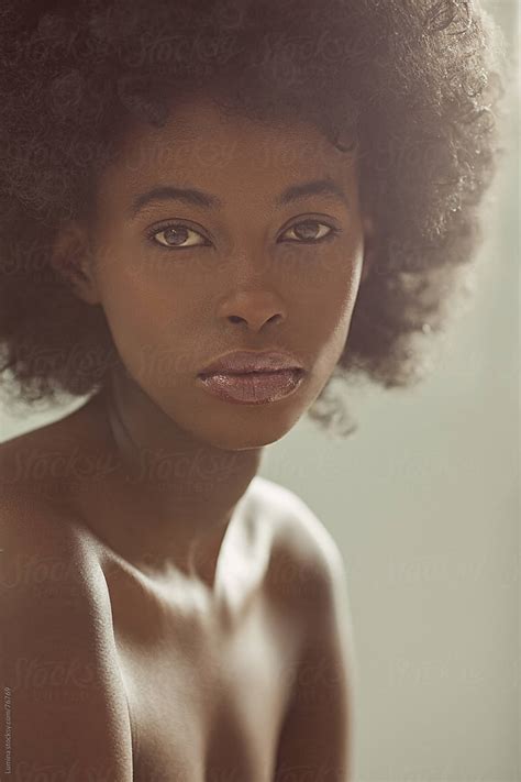 Beauty Portrait Of A Young African Woman By Lumina