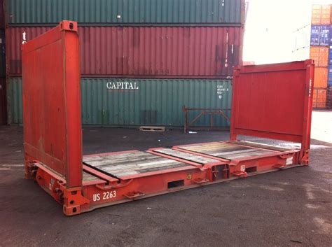 20ft Flatrack Collapsible Dtc Containers