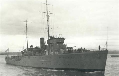 hms hussar halcyon class minesweeper