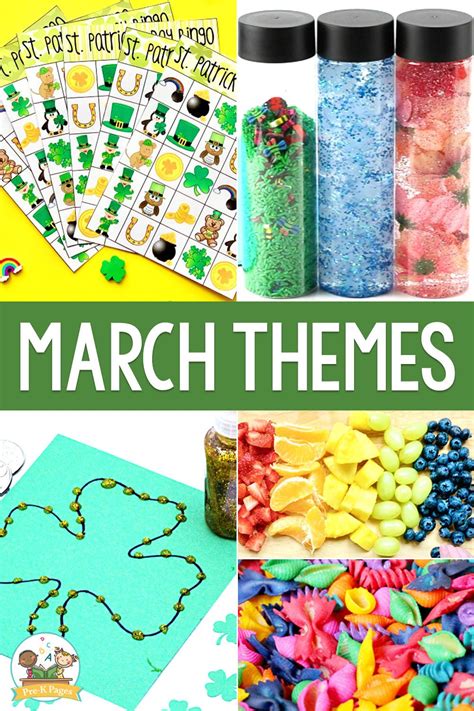 March Preschool Themes Pre K Pages In 2021 Preschool Themes March