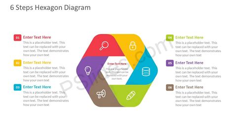 Free 6 Steps Hexagon Diagram