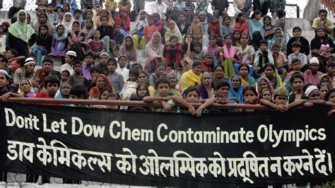 Bhopal Victims Protest Eurosport