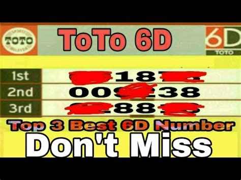 Soccer live score, results, best odds. ToTo 6D Full Number ||Best 6D Number For ToTo||Top 3 6D ...