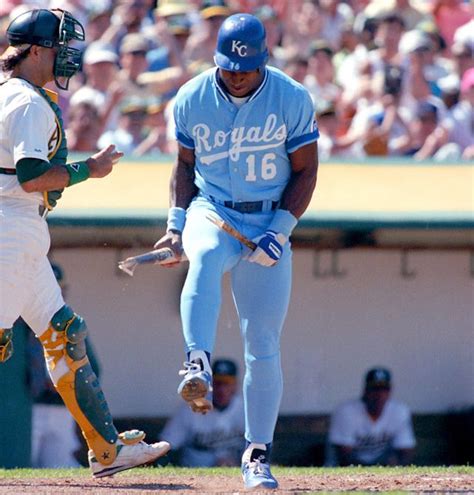 Bo Knows Breaking Bats Bo Jackson Sports Hero Royals Baseball