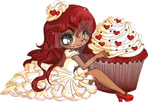 Red Velvet Chibi Cupcake Commission By Yampuff On Deviantart