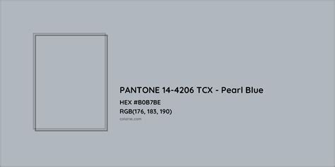 Pantone 14 4206 Tcx Pearl Blue Complementary Or Opposite Color Name