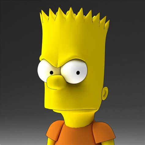 Bart Simpson 3d Model Max