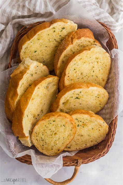 Garlic Bread With Homemade Garlic Butter VIDEO The Recipe Rebel
