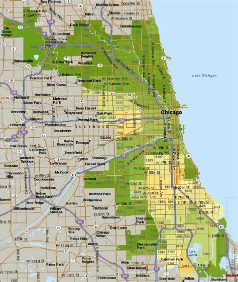 Dangerous Neighborhoods In Chicago Map Time Zone Map Images And