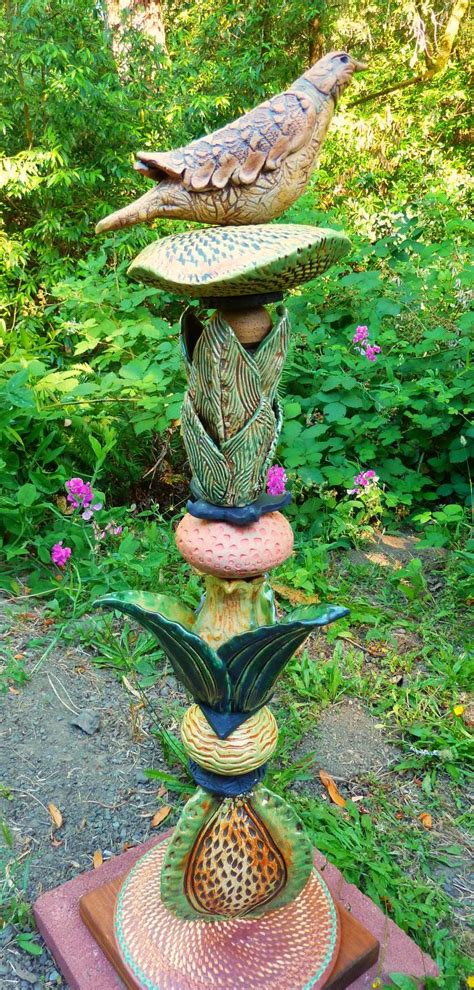 Pin On Pottery Garden Totems