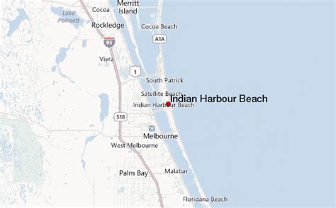indian harbour beach florida map free printable maps